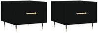 vidaXL Couchtische 2 Stk. Schwarz 50x50x40 cm Holzwerkstoff Modell 8 vidaXL Couchtische 2 Stk. Schwarz 50x50x40 cm Holzwerkstoff Modell 8