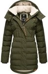 Ragwear Kurzmantel Ashanta Wasserdichter Winterparka mit gef&uuml;tterter Kapuze