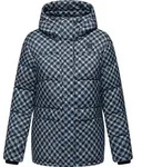 Ragwear Steppjacke Wikesh Print Wasserdichte Damen Winterjacke mit...