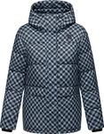 Steppjacke RAGWEAR "Steppjacke Wikesh Print", Damen, Gr. XS, blau (cloud),