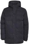 Wintermantel BLEND "Wintermantel BHOuterwear", Herren, Gr. L, schwarz, Obermaterial: