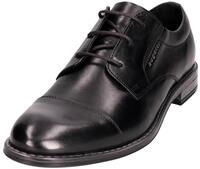 Schn&uuml;rschuh BUGATTI, Herren, Gr. 40, schwarz, Leder, Schuhe Schn&uuml;rschuh,