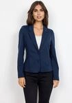 Kurzblazer SOYACONCEPT "SC-DANIELA 1", Damen, Gr. XS, blau (navy), Web,...