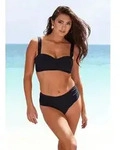 LASCANA Bandeau-Bikini-Top Comfy, mit bequemer Passform ohne B&uuml;gel schwarz 40