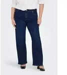 ONLY CARMAKOMA High-waist-Jeans CARWILLY HW WIDE JEANS CRO NOOS blau 42