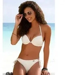 Buffalo Push-Up-Bikini mit modischer Struktur wei&szlig; 36