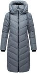 Steppmantel NAVAHOO "Steppmantel Sahnekatzii XIV", Damen, Gr. 5XL, blau (stormy