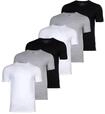 T-Shirt BOSS "T-Shirt T-ShirtVN 3P Classic 6er Pack", Herren, Gr. L, bunt (wei&szlig;,