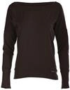 Oversize-Shirt WINSHAPE "Longsleeve WS2", Damen, Gr. XS, schwarz, 90% Baumwolle, 10%