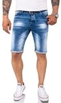 Rock Creek Jeansshorts Herren Shorts Denim Bermuda RC-2217