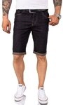Rock Creek Jeansshorts Herren Jeansshorts Dunkelblau RC-2206
