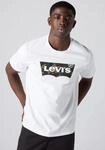T-Shirt LEVI'S "Batwing Logo Tee", Herren, Gr. M, wei&szlig; (hm ssnl filll wei&szlig;),