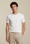 FYNCH-HATTON T-Shirt Sommershirt in unifarben, mit Logostickerei