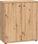 FORTE Kommode Tempra, Kommode, 2 gro&szlig;e T&uuml;ren, H&ouml;he 85,5 cm, Breite 73,7 cm