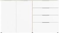 GERMANIA Sideboard Oakland mit Glasauflage, in 2 Breiten, Fronten und Oberboden...