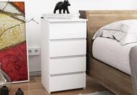 Home Collective Kommode 40 cm breit Holz Highboard Sideboard f&uuml;r Flur Schlafzimmer