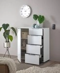 HBZ Sideboard Santorin Mehrzweckschrank-Universalschrank, BxHxT 90x99x40 cm (1 St),