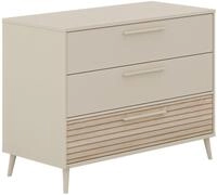PAIDI Wickelkommode EEFJE in Beige, 3 Schubladen mit Soft-Close, verschiedene