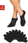 Bench. Sneakersocken Damen F&uuml;&szlig;linge, Rutschfest Silikon, Atmungsaktive Kurzsocken