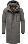Stone Harbour Regenmantel Xandroo XX Langer Herren Wintermantel mit Kapuze grau...