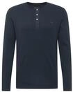 Longsleeve MUSTANG "Longsleeve Style Arminto 1er Pack", Herren, Gr. 3XL, blau