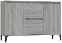 vidaXL Sideboard, Kommode Grau Sonoma 104x35x70 cm Holzwerkstoff
