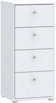 FORTE Kommode Tempra, Kommode, 4 Schubk&auml;sten, H&ouml;he 85,5 cm, Breite 38,6 cm