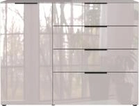GERMANIA Sideboard Oakland, in 2 Breiten, Fronten und Oberboden mit Glasauflage