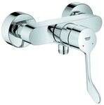 Grohe Duscharmatur Eurosmart Einhand-Brausebatterie langer Metall-Hebelgriff -...