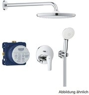 Grohe Badarmatur GROHE Eurosmart UP-Duschsystem m. FMS/SmartBox/ Kopfbr./WH-Set chrom