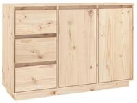vidaXL Sideboard, Kommode 111x34x75 cm Massivholz Kiefer