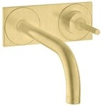 hansgrohe Unterputzarmatur Axor Uno Waschtischmischer mit Platte Unterputz...