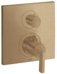 hansgrohe Unterputzarmatur Axor Citterio Thermostat mit Absperrventil Unterputz...