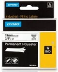 DYMO Beschriftungsband Schriftbandkassette permanent Polyester 5,5mx19mm