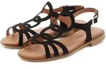 LASCANA Sommerschuh Sandale aus hochwertigem Leder, Sandalette, Sommerschuh...