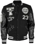 Collegejacke TOP GUN "Collegejacke TG20213031", Herren, Gr. S, schwarz, Obermaterial: