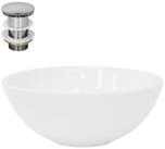LuxeBath Waschbecken Aufsatzwaschbecken aus Keramik Waschtisch f&uuml;r Badezimmer...