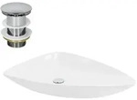 LuxeBath Waschbecken Waschtisch Aufsatzwaschbecken aus Keramik f&uuml;r Badezimmer /