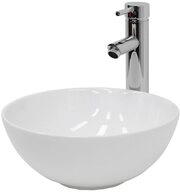 LuxeBath Waschbecken Aufsatzwaschbecken aus Keramik Waschtisch f&uuml;r Badezimmer...