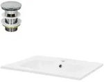 LuxeBath Waschbecken Waschtisch Aufsatzwaschbecken aus Keramik f&uuml;r Badezimmer /
