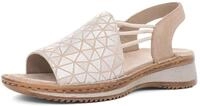 Riemchensandale ARA "HAWAII", Damen, Gr. 35, silber (sand, silberfarben),