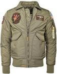 Bomberjacke TOP GUN "Bomberjacke TG20214004", Herren, Gr. 3XL, gr&uuml;n (olive),