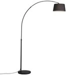 Qazqa Bogenlampe Arc, ohne Leuchtmittel, Warmwei&szlig;