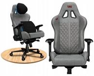 YUMISU B&uuml;rostuhl YUMISU 2050 Premium Gaming Stuhl B&uuml;rostuhl Hellgrau MagnetLink