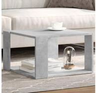 vidaXL Couchtisch, Couchtisch Betongrau 51,5x51,5x30 cm Holzwerkstoff