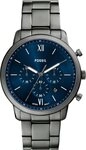 Fossil Chronograph Neutra FS6111, Quarzuhr, Armbanduhr, Herrenuhr, Edelstahlarmband,