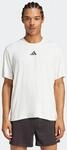 T-Shirt ADIDAS PERFORMANCE "DESIGNED-FOR-TRAINING INTENSITY", Herren, Gr. XXL, wei&szlig;