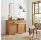 IDIMEX Kommode SAVONA, Sideboard Kommode 2 Schiebet&uuml;ren 2 Schubladen Kiefer...