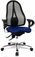 TOPSTAR B&uuml;rostuhl B&uuml;rostuhl Sitness&reg; 15, ST19UT38 blau, chrom Stoff