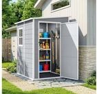 Outsunny Ger&auml;tehaus 1,54m&sup2;, mit T&uuml;r, Fenster, Pultdach, BxT: 122x149 cm,
